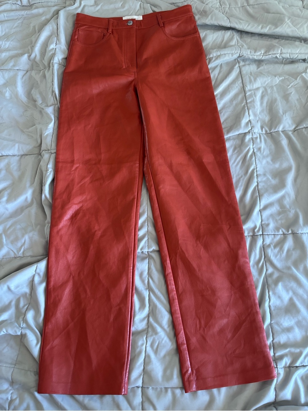 Aritzia Wilfred The Melina Wide Leg Pants Vegan Leather